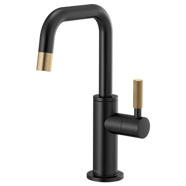 Brizo Litze 1.5 GPM Cold Only Water Dispenser Beverage Faucet with Square Spout - RO Compatible