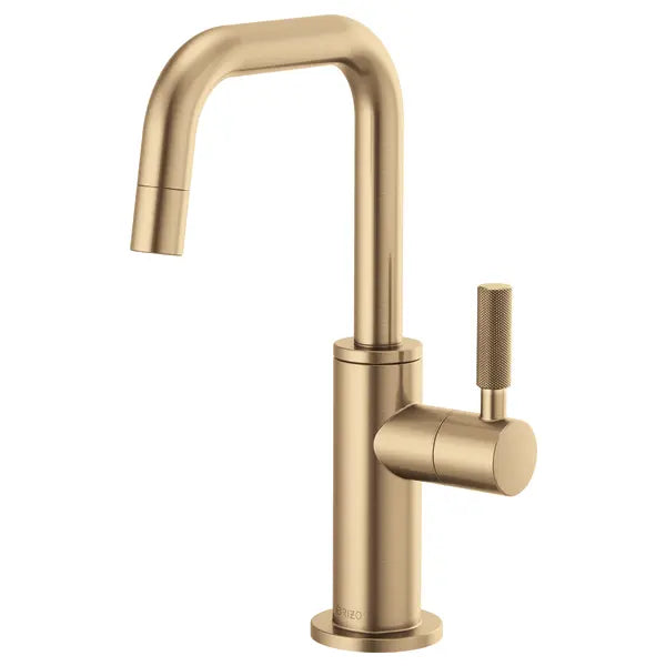 Brizo Litze 1.5 GPM Cold Only Water Dispenser Beverage Faucet with Square Spout - RO Compatible
