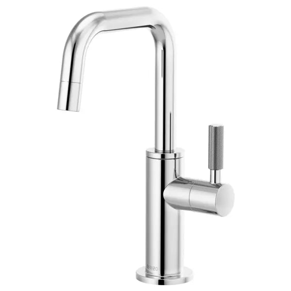 Brizo Litze 1.5 GPM Cold Only Water Dispenser Beverage Faucet with Square Spout - RO Compatible