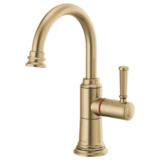 Brizo Rook 1.0 GPM Single Hole Instant Hot Faucet Water Dispenser with Arc Spout - Less Tank