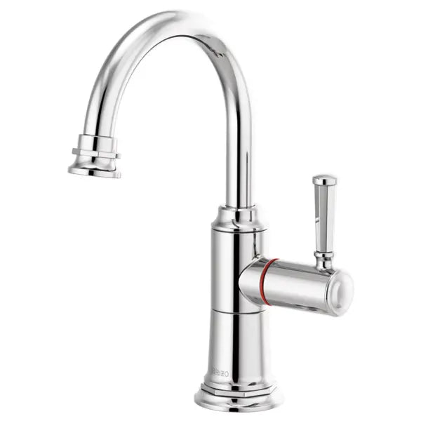 Brizo Rook 1.0 GPM Single Hole Instant Hot Faucet Water Dispenser with Arc Spout - Less Tank