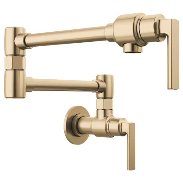 Brizo Kintsu 4 GPM Wall Mounted Single Hole Pot Filler with Lever Handle