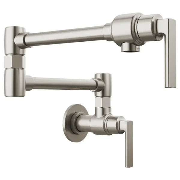 Brizo Kintsu 4 GPM Wall Mounted Single Hole Pot Filler with Lever Handle