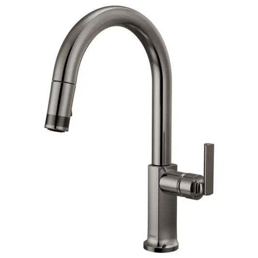 Brizo Kintsu 1.8 GPM Single Hole Pull Down Kitchen Faucet with Arc Spout - Less Handle