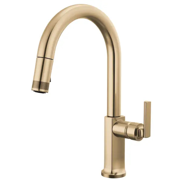 Brizo Kintsu 1.8 GPM Single Hole Pull Down Kitchen Faucet with Arc Spout - Less Handle