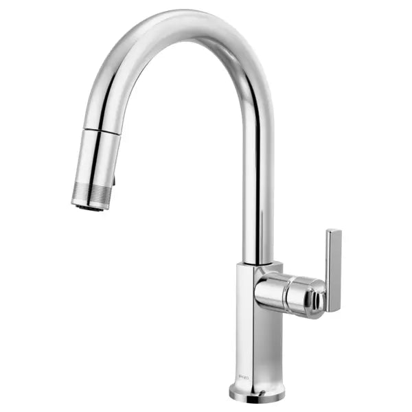 Brizo Kintsu 1.8 GPM Single Hole Pull Down Kitchen Faucet with Arc Spout - Less Handle