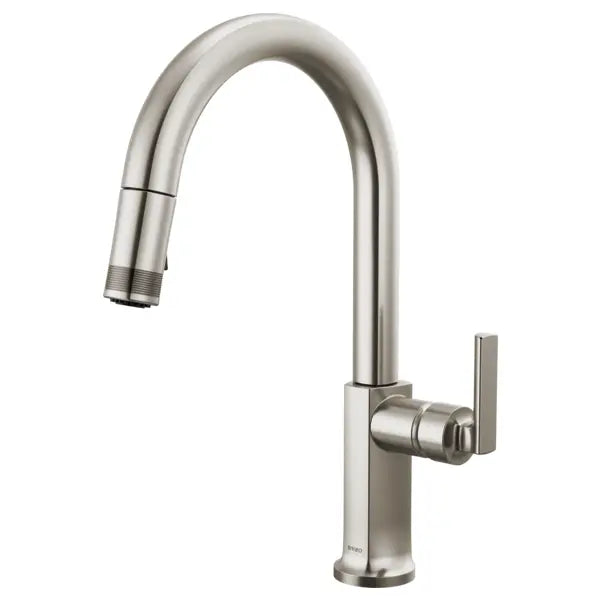 Brizo Kintsu 1.8 GPM Single Hole Pull Down Kitchen Faucet with Arc Spout - Less Handle