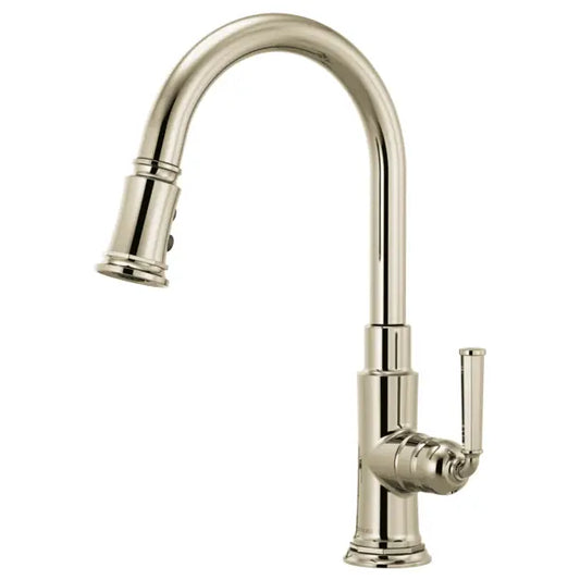 Brizo Rook 1.8 GPM Single Hole Pull Down Kitchen Faucet with MagneDock - Limited Lifetime Warranty