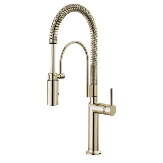 Brizo Odin 1.8 GPM Semi-Professional Kitchen Faucet with Two-function Wand - Less Handle