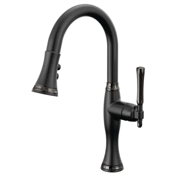 Brizo Tulham 1.8 GPM Single Hole Pull Down Prep Kitchen Faucet with Magnetic Docking Spray Head