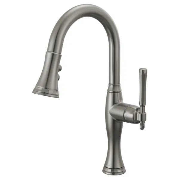 Brizo Tulham 1.8 GPM Single Hole Pull Down Prep Kitchen Faucet with Magnetic Docking Spray Head