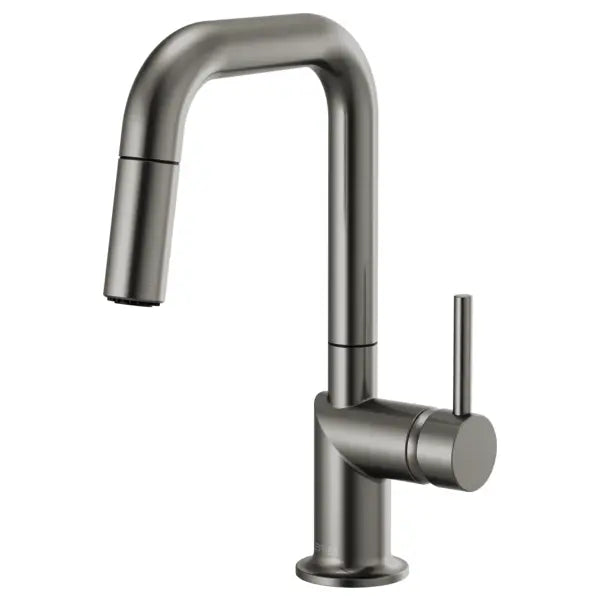 Brizo Odin 1.8 GPM Single Hole Pull Down Bar Faucet with Square Spout - Less Handle