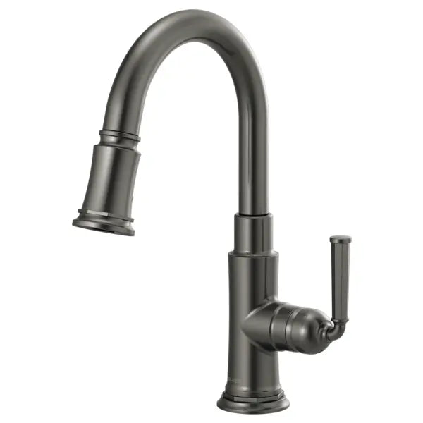 Brizo Rook 1.8 GPM Single Hole Pull Down Prep Kitchen Faucet with MagneDock - Limited Lifetime Warranty