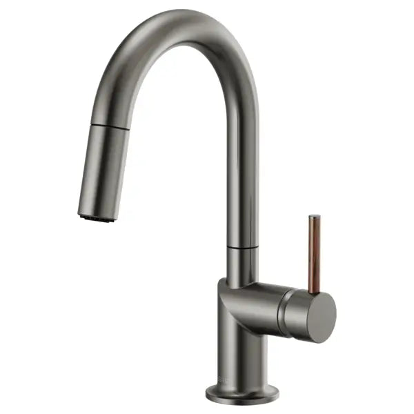 Brizo Odin 1.8 GPM Single Hole Pull Down Bar Faucet with Arc - Less Handle