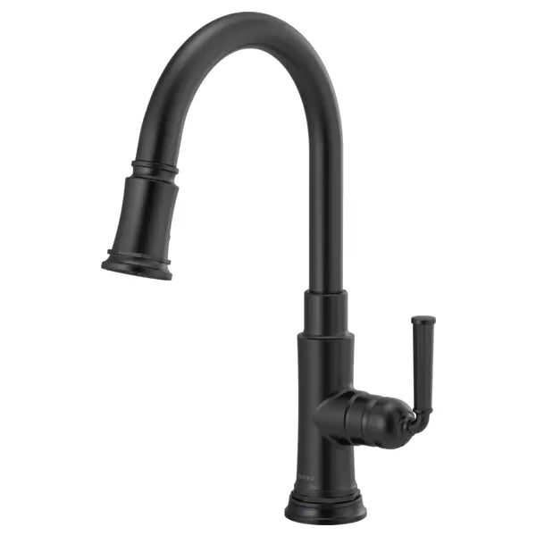 Brizo Rook 1.8 GPM Single Hole Pull Down Kitchen Faucet with MagneDock and SmartTouch - Limited Lifetime Warranty (5 Year on Electronic Parts)