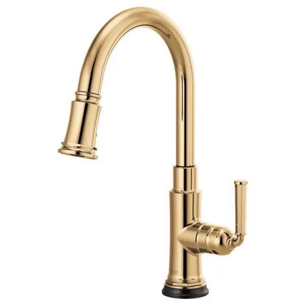 Brizo Rook 1.8 GPM Single Hole Pull Down Kitchen Faucet with MagneDock and SmartTouch - Limited Lifetime Warranty (5 Year on Electronic Parts)