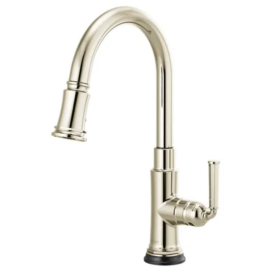 Brizo Rook 1.8 GPM Single Hole Pull Down Kitchen Faucet with MagneDock and SmartTouch - Limited Lifetime Warranty (5 Year on Electronic Parts)