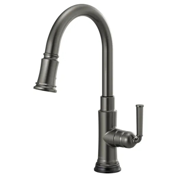 Brizo Rook 1.8 GPM Single Hole Pull Down Kitchen Faucet with MagneDock and SmartTouch - Limited Lifetime Warranty (5 Year on Electronic Parts)