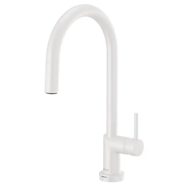 Brizo Odin 1.8 GPM Single Hole Pull Down Kitchen Faucet with On/Off Touch Activation and Arc Spout - Less Handle