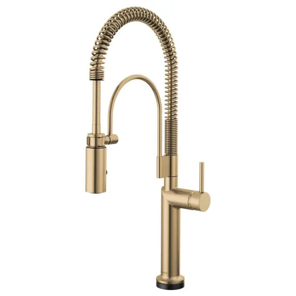 Brizo Odin 1.8 GPM Semi-Professional Kitchen Faucet with On/Off Touch Activation and Two-function Wand - Less Handle