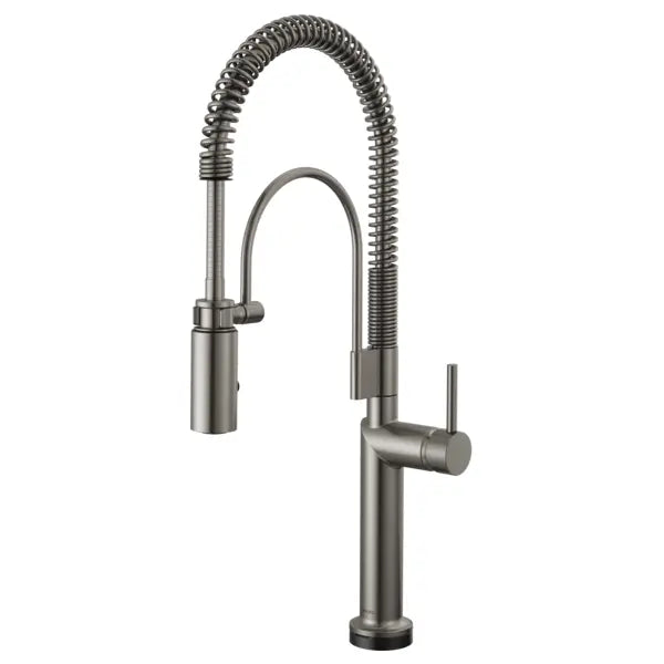 Brizo Odin 1.8 GPM Semi-Professional Kitchen Faucet with On/Off Touch Activation and Two-function Wand - Less Handle