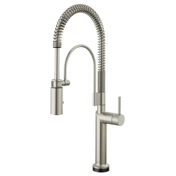Brizo Odin 1.8 GPM Semi-Professional Kitchen Faucet with On/Off Touch Activation and Two-function Wand - Less Handle