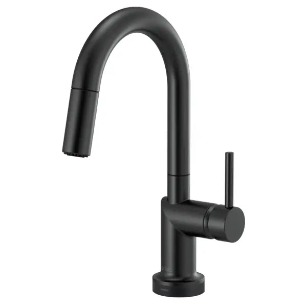 Brizo Odin 1.8 GPM Single Hole Pull Down Bar Faucet with On/Off Touch Activation and Arc Spout - Less Handle