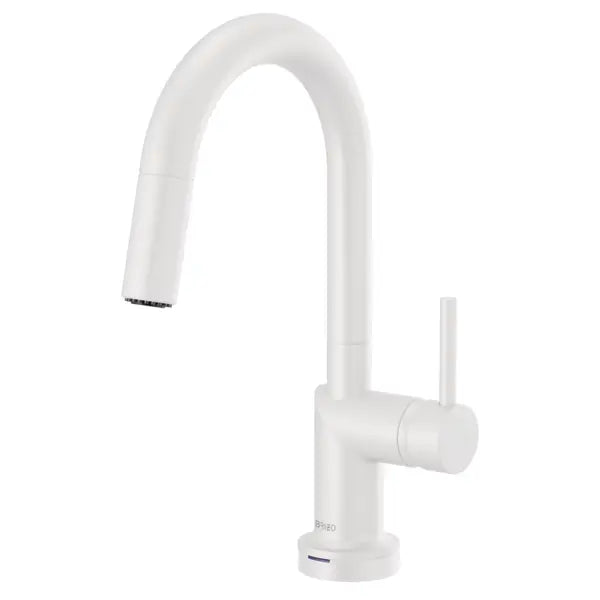 Brizo Odin 1.8 GPM Single Hole Pull Down Bar Faucet with On/Off Touch Activation and Arc Spout - Less Handle
