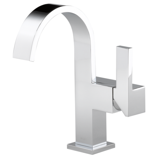 Brizo Siderna 1.2 GPM Single Hole Bathroom Faucet Less Drain Assembly - Limited Lifetime Warranty