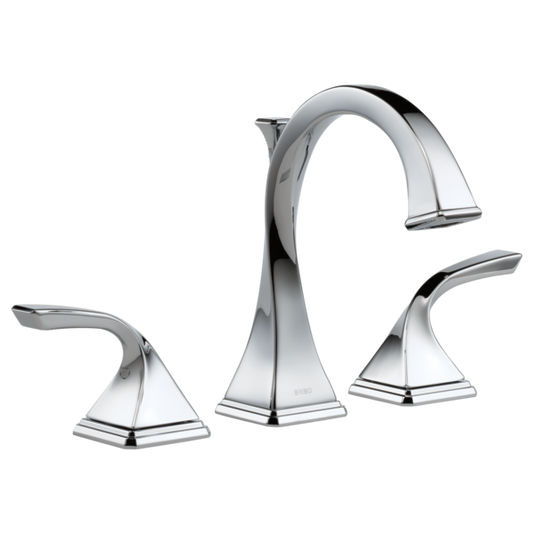 Brizo Virage Widespread Bathroom Faucet with Pop-Up Drain Assembly - Limited Lifetime Warranty