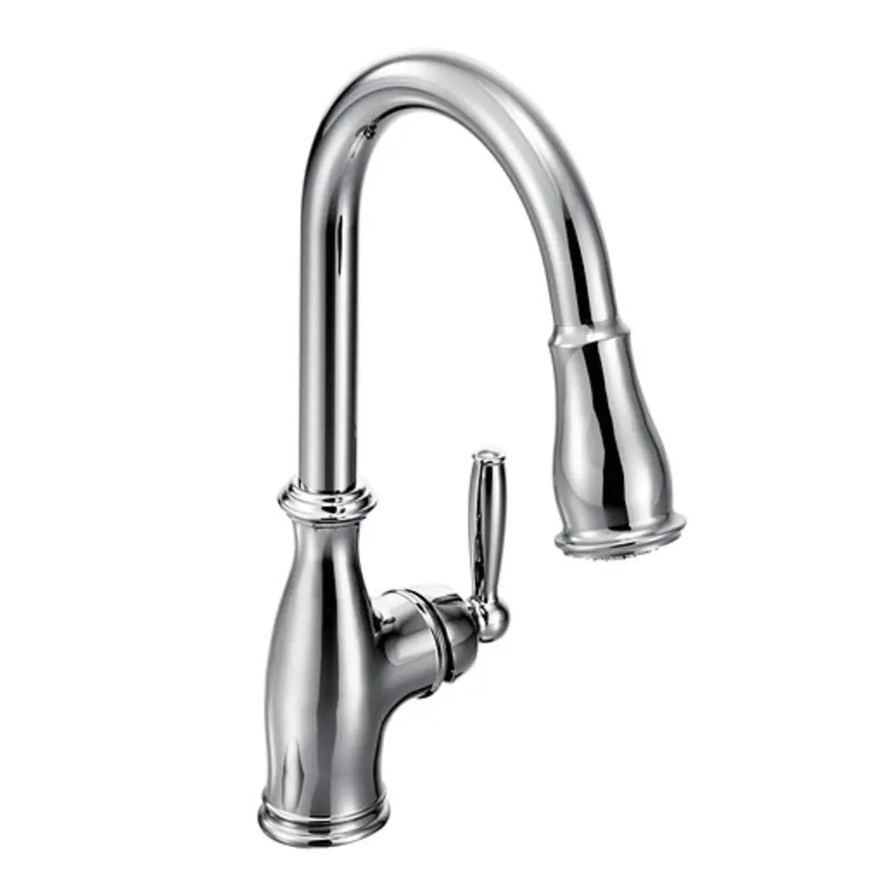Moen Brantford Single Handle Pulldown Spray Kitchen Faucet with Reflex Technology
