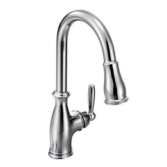 Moen Brantford Single Handle Pulldown Spray Kitchen Faucet with Reflex Technology