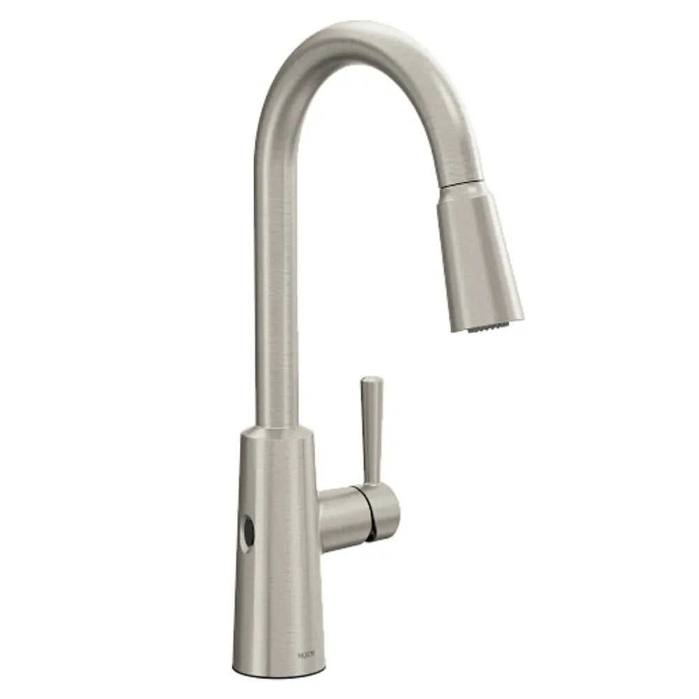Moen Riley Pull-Down Spray High-Arc Kitchen Faucet with Reflex and Power Clean
