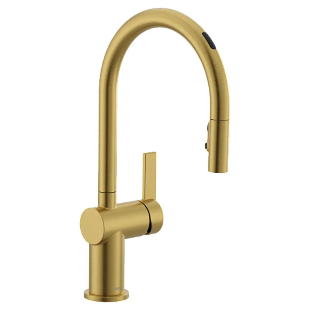 Moen Cia 1.5 GPM Single Hole Pull Down Kitchen Faucet with Voice Activation