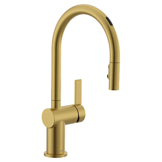 Moen Cia 1.5 GPM Single Hole Pull Down Kitchen Faucet with Voice Activation