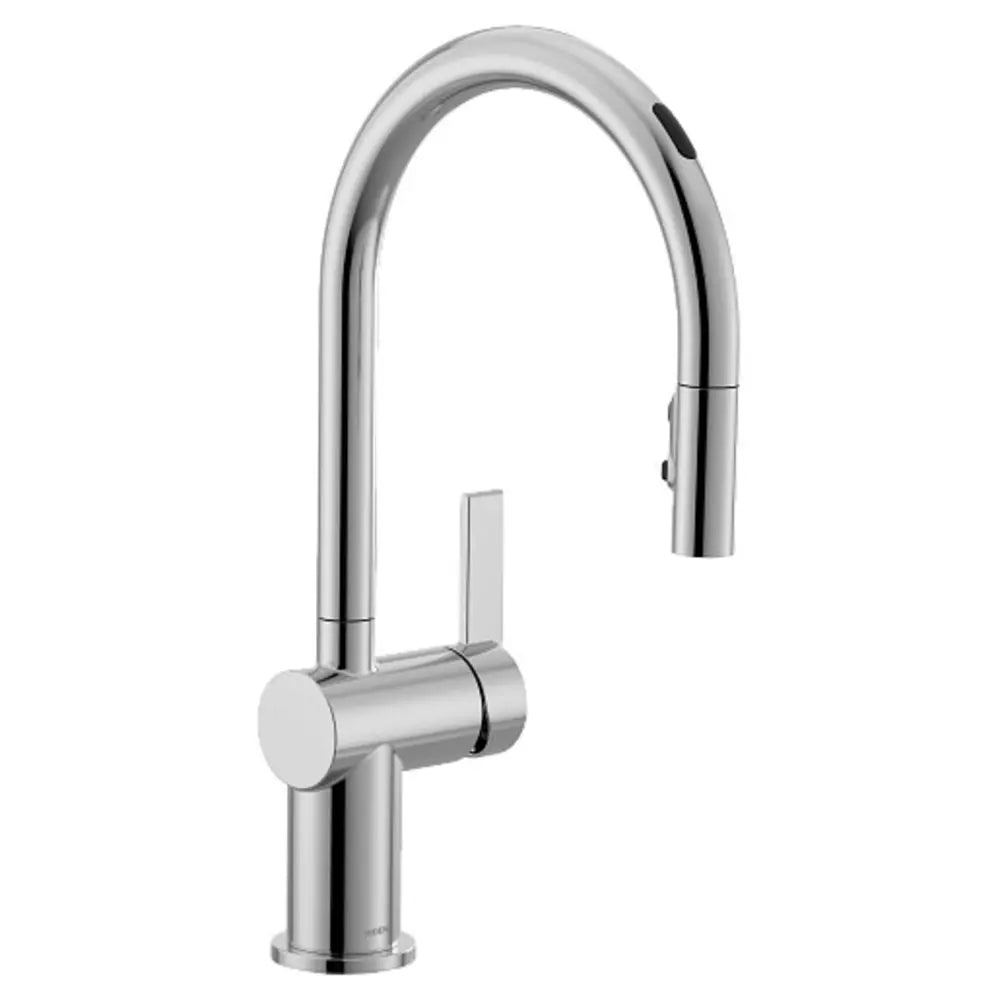 Moen Cia 1.5 GPM Single Hole Pull Down Kitchen Faucet with Voice Activation