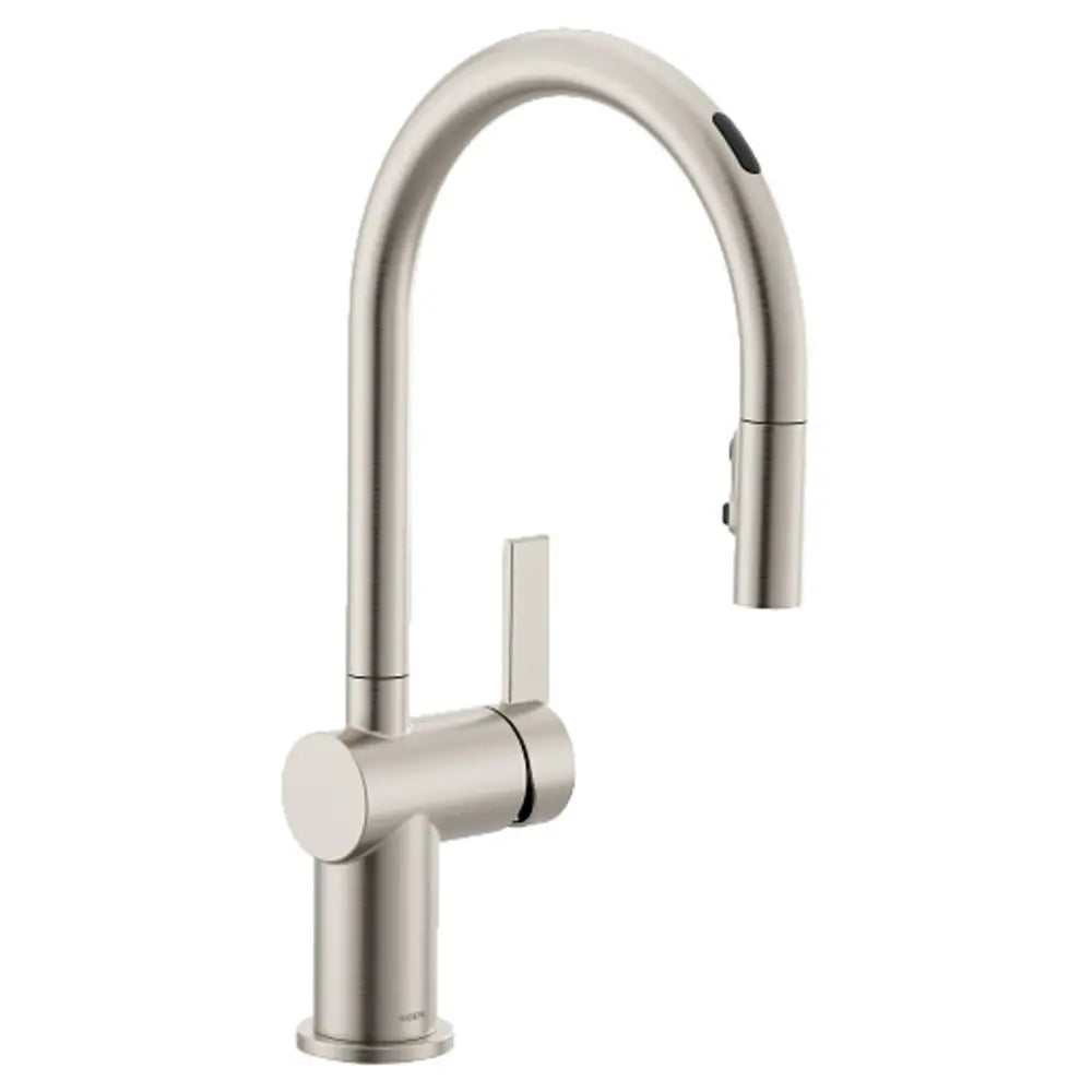 Moen Cia 1.5 GPM Single Hole Pull Down Kitchen Faucet with Voice Activation