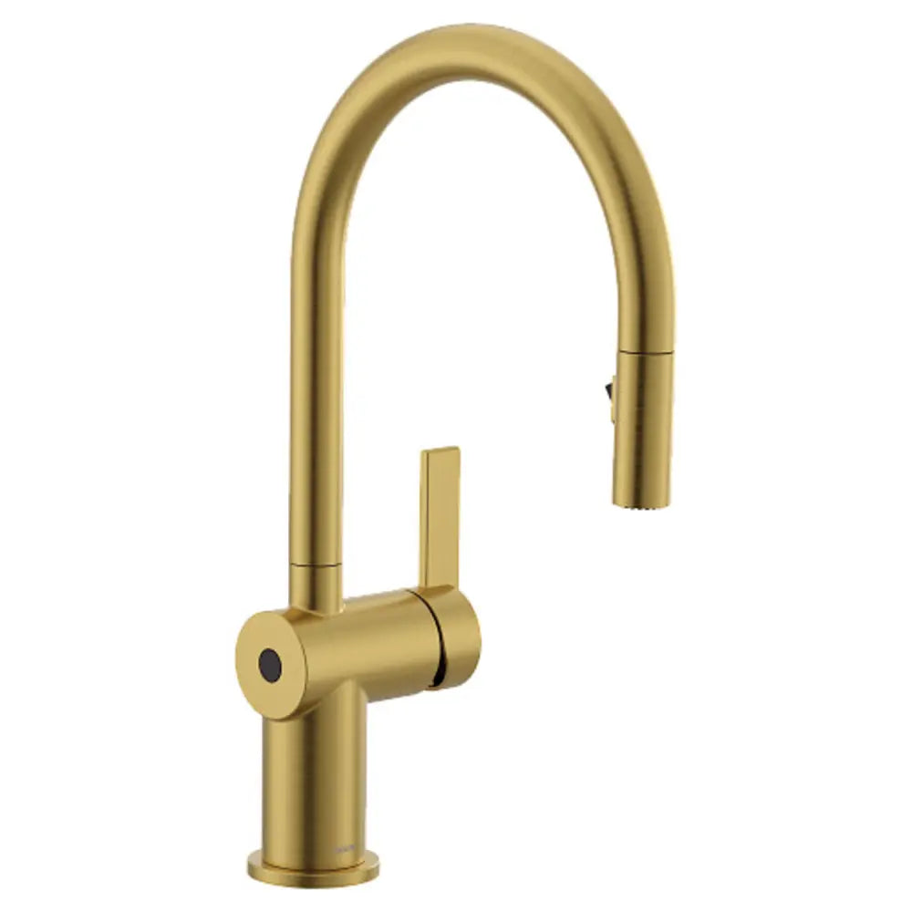Moen Cia 1.5 GPM Single Hole Pull Down Kitchen Faucet with MotionSense- Includes Escutcheon
