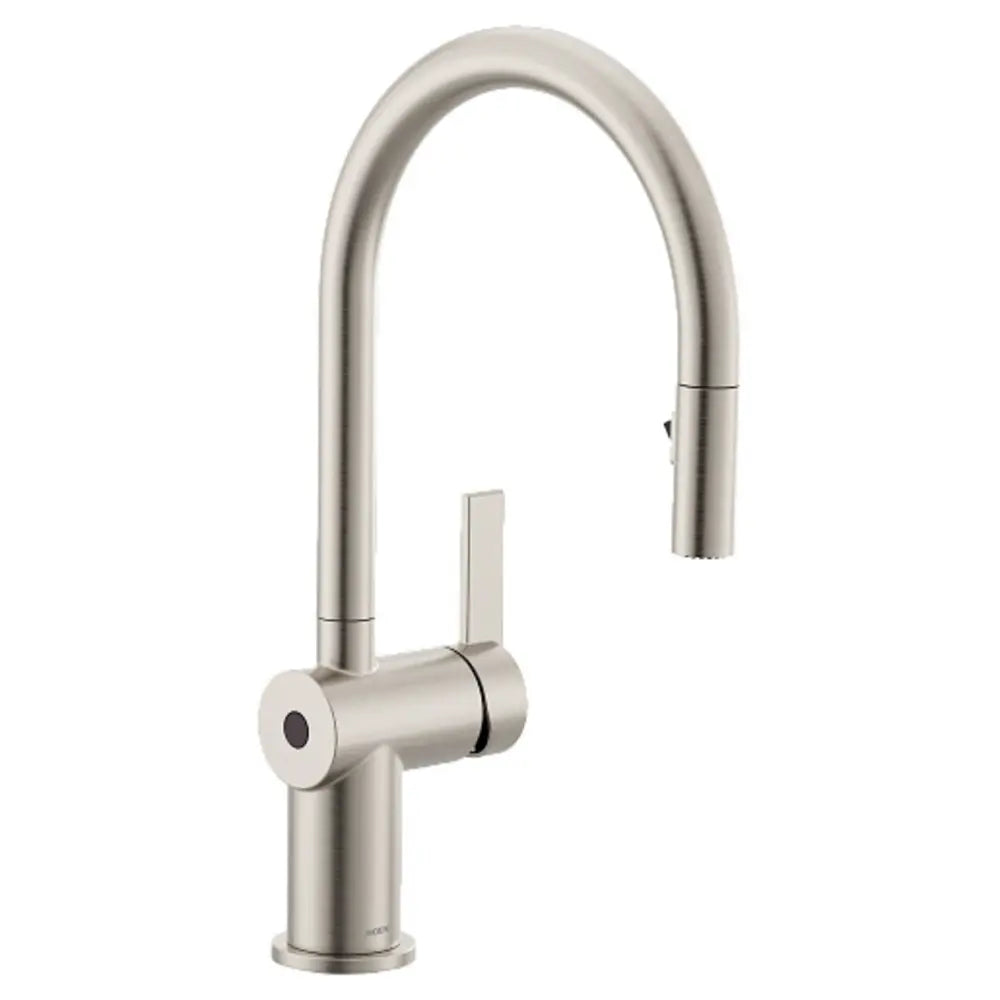 Moen Cia 1.5 GPM Single Hole Pull Down Kitchen Faucet with MotionSense- Includes Escutcheon