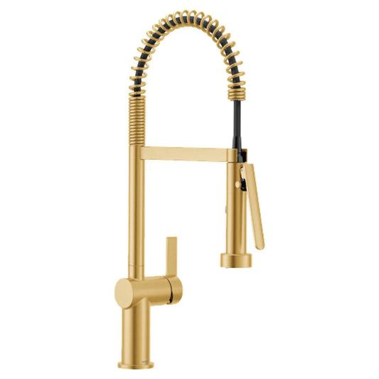 Moen Cia 1.5 GPM Pre-Rinse Semi-Professional Pull Down Kitchen Faucet with Power Boost Pro Spray