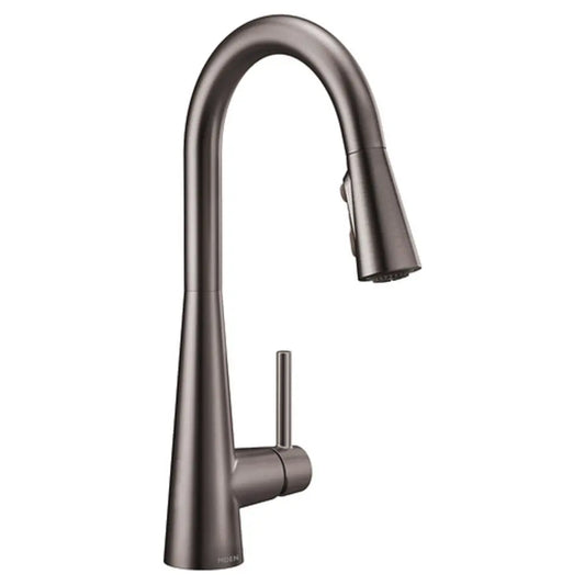 Moen Sleek 1.5 GPM Single Hole Pull Down Kitchen Faucet - Includes Escutcheon