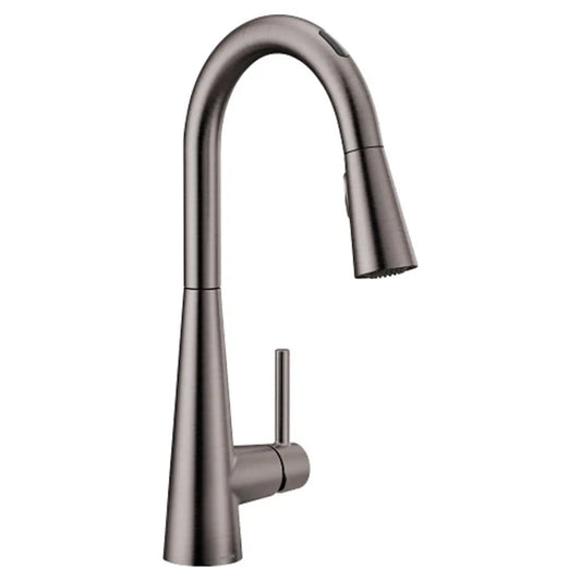Moen Sleek 1.5 GPM Single Hole Pull Down Kitchen Faucet with Voice Activation