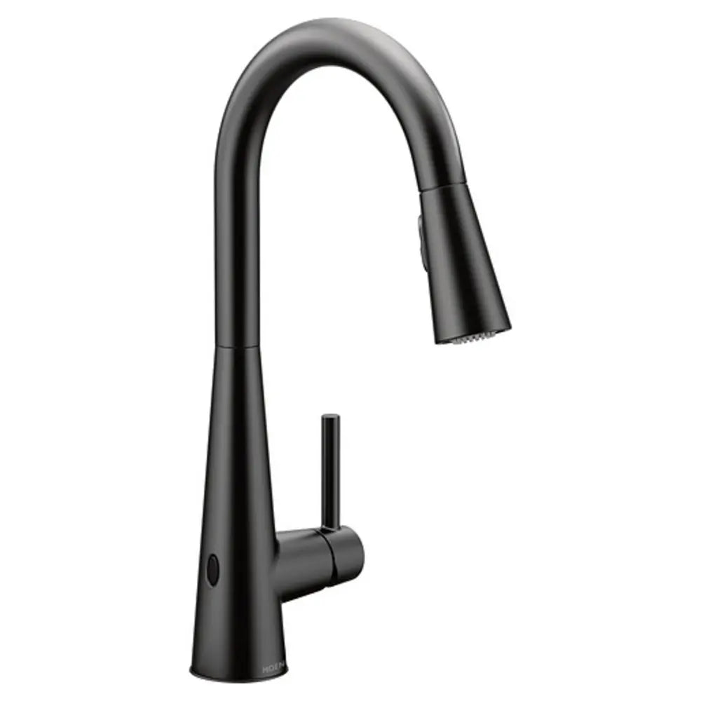 Moen Sleek 1.5 GPM Single Hole Pull Down Kitchen Faucet with MotionSense