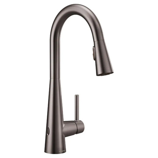 Moen Sleek 1.5 GPM Single Hole Pull Down Kitchen Faucet with MotionSense