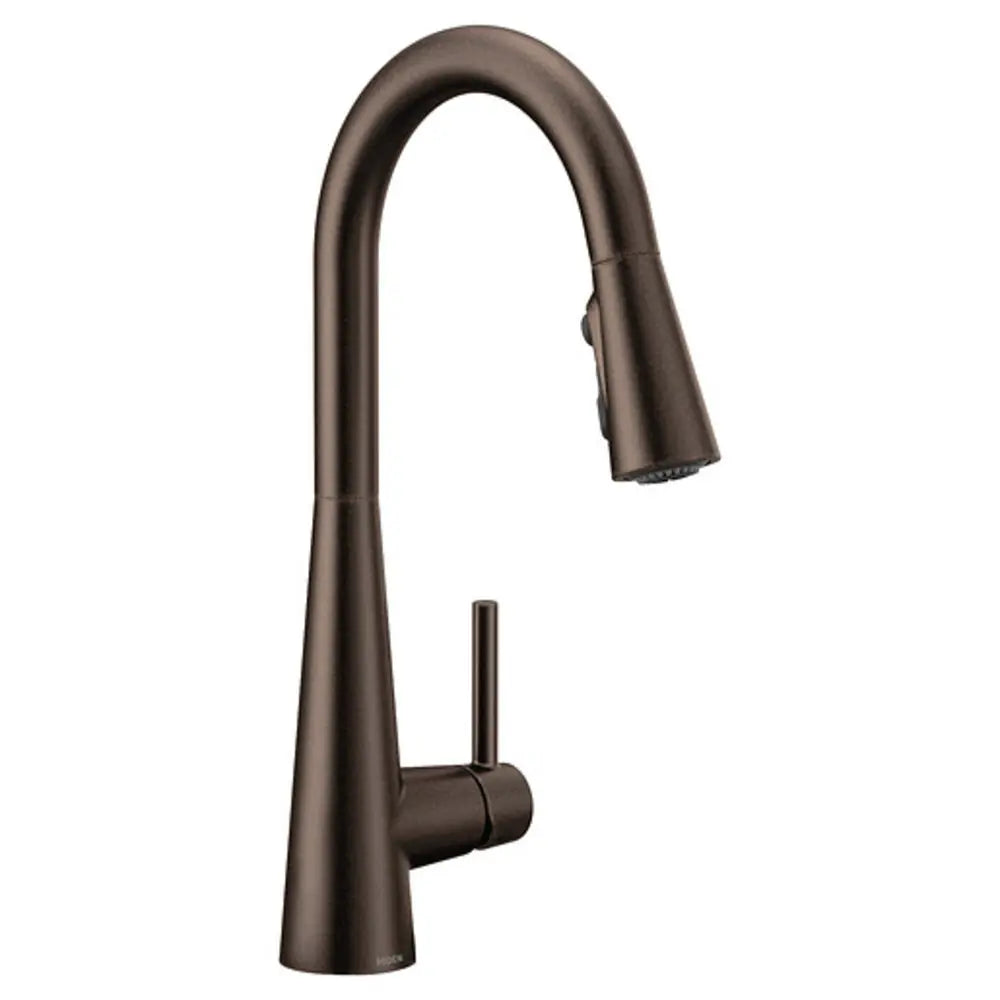 Moen Sleek 1.5 GPM Single Hole Pull Down Kitchen Faucet - Includes Escutcheon