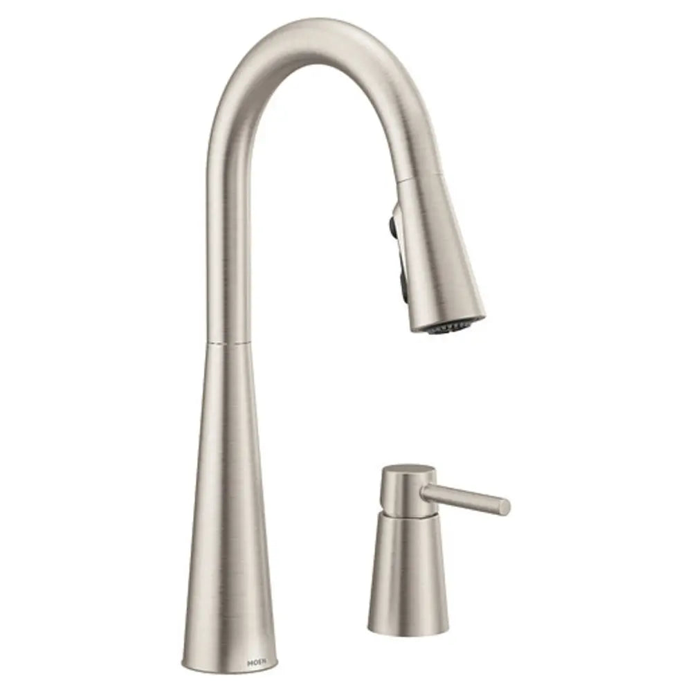 Moen 1.5 GPM Sleek One Handle High Arc Pulldown Kitchen Faucet