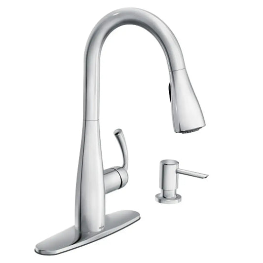 Moen Essie Pullout Spray Kitchen Faucet with Reflex Technology