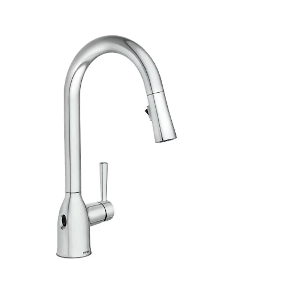 Moen Adler 1.5 GPM Single Hole Pull Down Kitchen Faucet with Touchless Technology