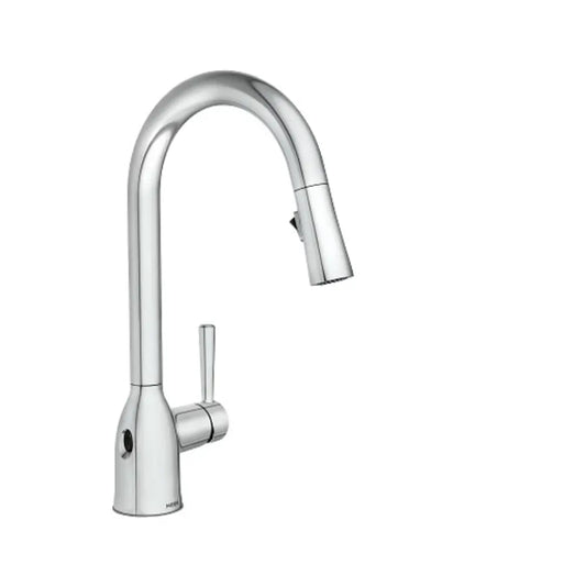 Moen Adler 1.5 GPM Single Hole Pull Down Kitchen Faucet with Touchless Technology