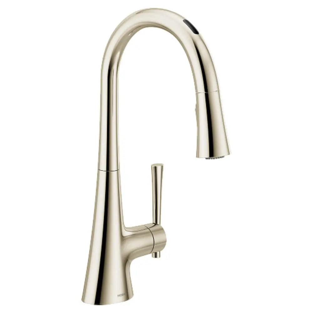 Moen Kurv Smart Faucet 1.5 GPM Single Hole Pull Down Kitchen Faucet with Voice Control